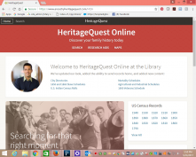 Heritage Quest screenshot